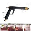Portable High Pressure Wash Water Gun for Car/Garden (Black) - 5