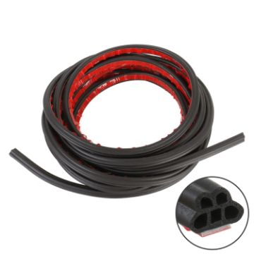 5m Rubber Seal Strip for Car - 5-Hole Design - 1