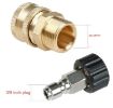 Quick Connect Pressure Washer Hose Accessories, 14-3/8 M + 15-3/8 F - 6