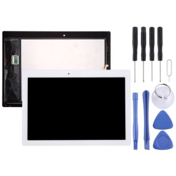 OEM LCD Screen with Digitizer for Lenovo Tab 2 A10-70/A10-70F White - 1