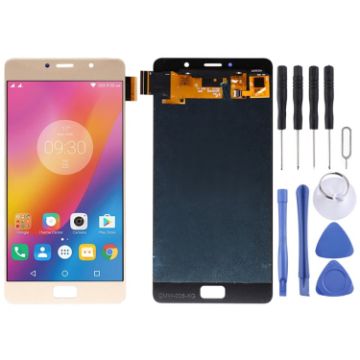 Gold OEM LCD Screen & Digitizer for Lenovo Vibe P2 P2c72 P2a42 - 1
