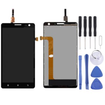 Lenovo S856 Black Screen Digitizer Assembly - 1