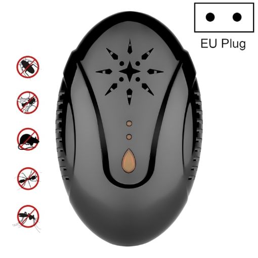 DC-9007 Ultrasonic Mosquito Repellent, EU Plug, Black - 1