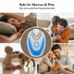 Ultrasonic Mosquito Repellent, Multifunctional, US Plug, Blue - 7