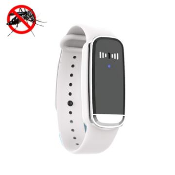 M70 White Ultrasonic Outdoor Mosquito Repellent Bracelet - 1
