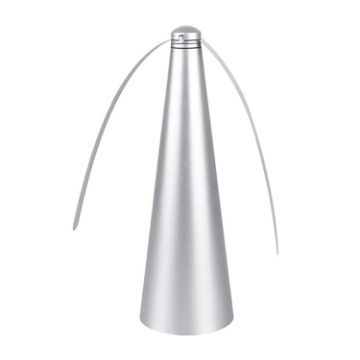 Multi-Function Silver Fan: Fly & Mosquito Repeller, Automatic Trap - 1