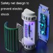 LED-UV Mosquito Killer Lamp, Electric Shock, CN Plug (Gray) - 4