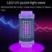 LED-UV Mosquito Killer Lamp, Electric Shock, CN Plug (Gray) - 6