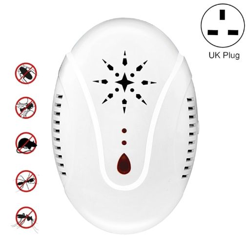 DC-9007 Ultrasonic Mosquito Repellent, UK Plug (White) - 1