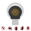 USB Ultrasonic Car Mouse & Mosquito Repellent with Light (Black) - 1