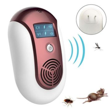 Ultrasonic Pest Repeller - Electronic Pest Control (Red) - 1
