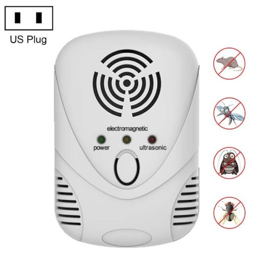 DC-9001 Electronic Mouse Repeller, US Plug (White) - 1