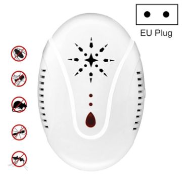 DC-9007 Ultrasonic Mosquito & Insect Repellent, EU Plug, White - 1