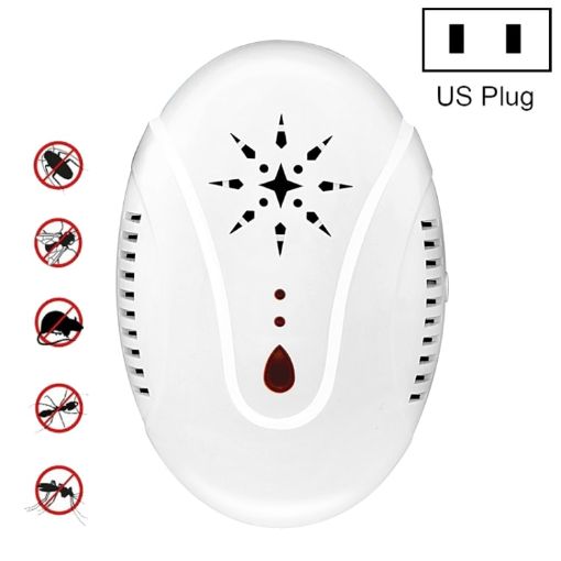 DC-9007 Ultrasonic Portable Mosquito & Insect Repellent (US Plug) - 1