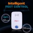 Ultrasonic Pest Control Repeller with LED Light, US Plug (White) - 4