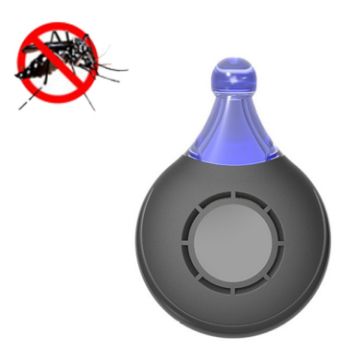 Black Portable Outdoor Ultrasonic Multifunctional Insect Repellent - 1
