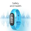 Q2 Ultrasonic Mosquito Repellent Bracelet, 3 Modes & Time Display, White - 3
