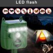 Solar Ultrasonic Outdoor Animal and Bird Repeller, Mouse Deterrent - 6