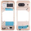 Original Google Pixel 8 Front Housing LCD Frame Bezel Plate (Gold) - 1