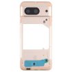 Original Google Pixel 8 Front Housing LCD Frame Bezel Plate (Gold) - 3