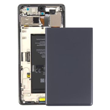 Google Pixel 6a Battery Back Cover - Black - 1
