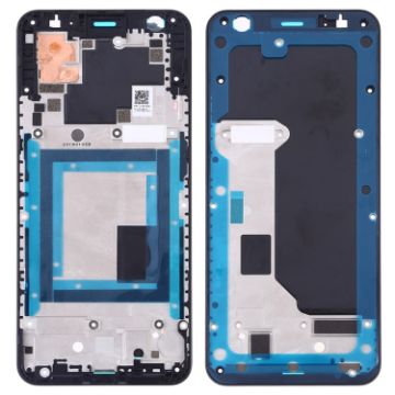 Google Pixel 3a Front Housing LCD Frame Bezel (Black) - 1