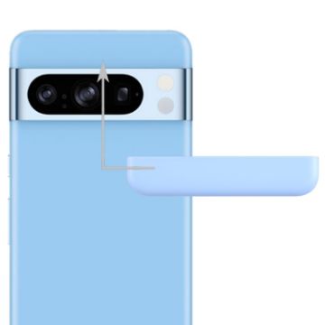 Google Pixel 8 Pro Front Upper Back Cover (Blue) Original - 1