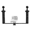 Dual Handle Aluminium Tray Stabilizer for Underwater Camera Housings - 1