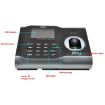 U160 3" Color Screen ZK Fingerprint Time Attendance Clock, TCP/IP USB - 5