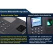U160 3" Color Screen ZK Fingerprint Time Attendance Clock, TCP/IP USB - 8