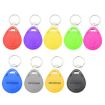 10 PCS Green 125KHz TK/EM4100 Proximity ID Card Keychain Key Ring - 2