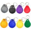 10PCS Access Control Card M1 Fudan RFID 13.56MHz Keyfob (Red) - 2