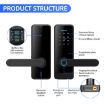 C89 Silver TUYA Smart Fingerprint Password Indoor Door Lock - 3