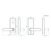 C89 Silver TUYA Smart Fingerprint Password Indoor Door Lock - 4