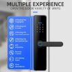 C91 Tuya Smart WiFi Fingerprint Password Door Lock (Black) - 3