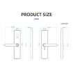 C91 Tuya Smart WiFi Fingerprint Password Door Lock (Black) - 8