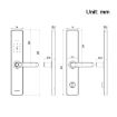Rose Gold Wifi Fingerprint Door Lock with App Remote Unlocking - 3