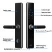 Rose Gold Wifi Fingerprint Door Lock with App Remote Unlocking - 4