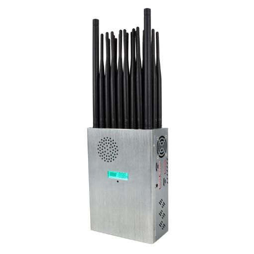 JAX-121A-28 Grey Phone Signal Jammer for 2G/3G/4G/5G/WiFi - 1