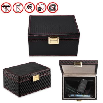 Carbon Fiber RFID Signal Shielding & Anti-demagnetization Box - 1