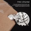 Mini Folding Pocket Knife - Portable Survival Tool (Silver) - 5