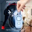 Bear Style Pink 130dB LED Personal Alarm Ring for Outdoor Safety - 5