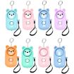 130dB Bear Style LED Personal Alarm, Purple Self-Defense Tool - 2