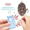 130dB Bear Style LED Personal Alarm, Purple Self-Defense Tool - 4