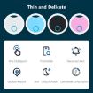 2 PCS S8 Round Bluetooth Anti-Lost Key & Luggage Tracking Alarm (White) - 5