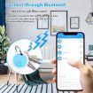 2 PCS S8 Round Bluetooth Anti-Lost Key & Luggage Tracking Alarm (White) - 6