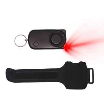 PLAPIE YY-705 Personal Alarm 120dB Outdoor Sports Wristband Black - 1