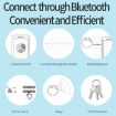 HYC-S9 Bluetooth Object Finder & Two-Way Alarm (2 PCS, White) - 7