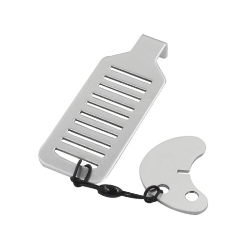Self-defense Anti-theft Door Blocker for Home & Hotel (Stainless Steel) - 1