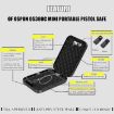OS300C Black Metal Anti-theft Car Safety Box with Fingerprint/Password - 4